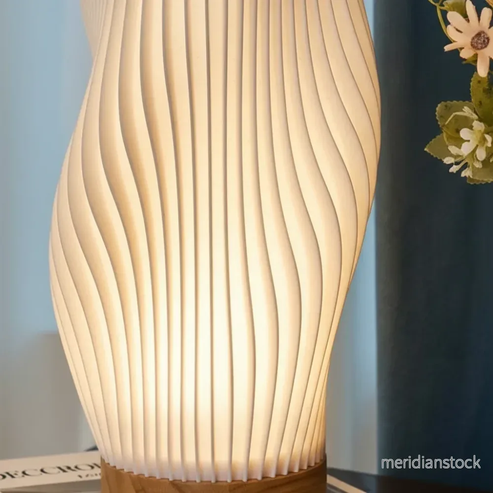 Vågformad bordslampa - GlowRipple - Bild 3