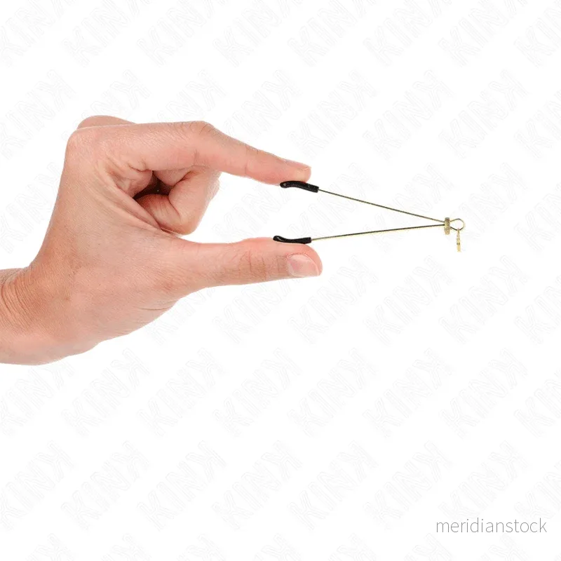 KINK - THIN NIPPLE CLAMPS GOLD 7 CM - Bild 2