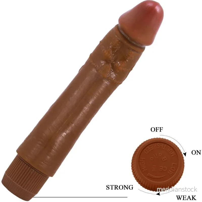 BAILE - DYBBUK REALISTIC VIBRATOR 24 CM MULATTO - Bild 3