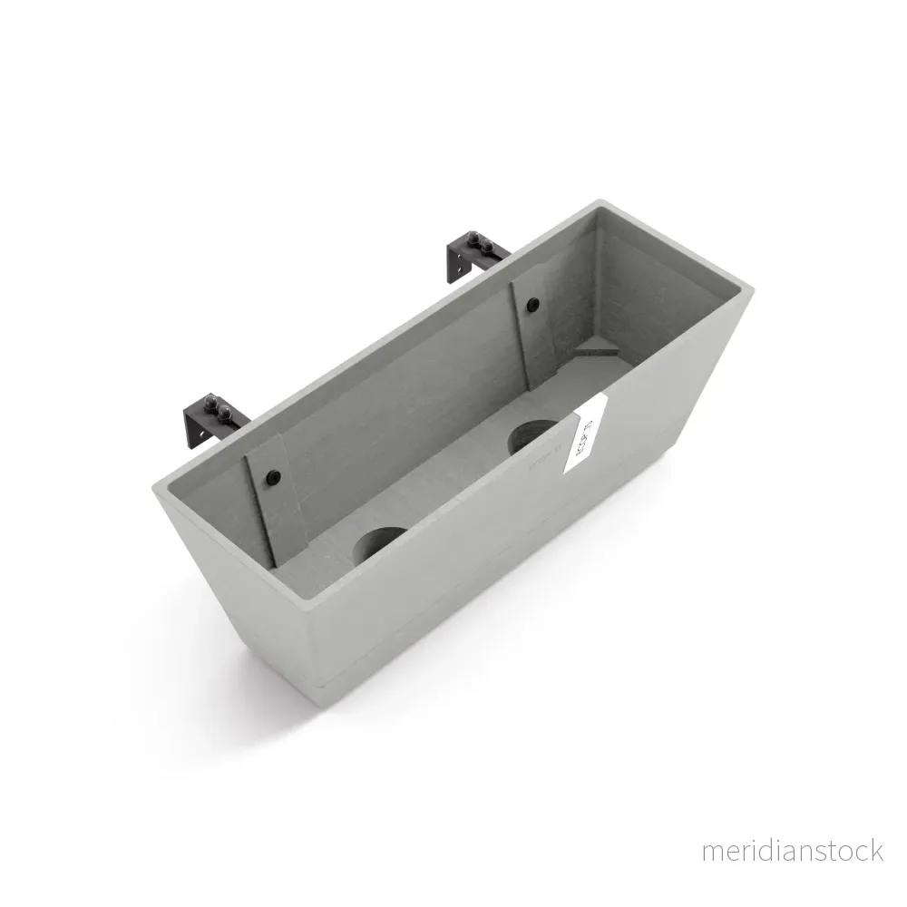 Kukkaruukku Bruge ripustettava 50cm valkoharmaa Kukkaruukku Bruge ripustettava 50cm valkoharmaa