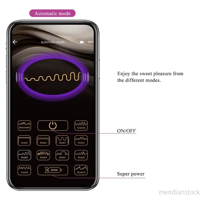 PRETTY LOVE - CASPER PURPLE RECHARGEABLE VIBRATING EGG - Bild 2