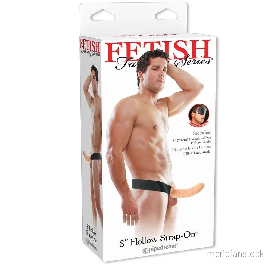FETISH FANTASY SERIES - 19 CM HOLLOW STRAP-ON NATURAL - Bild 3