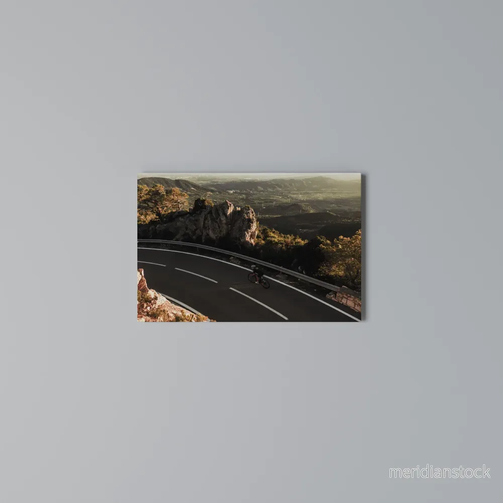 MOUNTAIN ROAD RIDE Horizontal Canvas Print - Bild 3