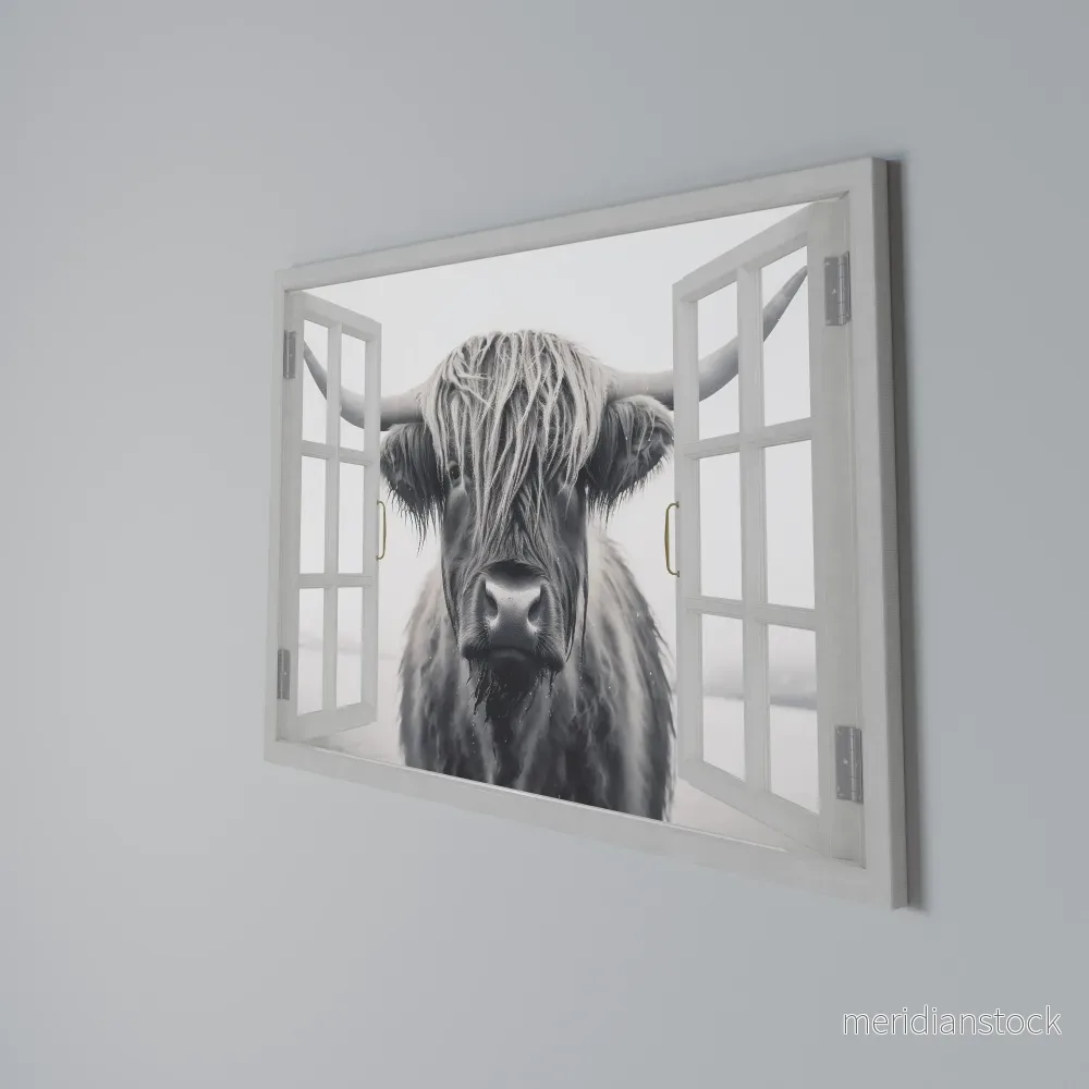 WILDLY WINDOWED VIEWS Horizontal Canvas Print - Bild 3