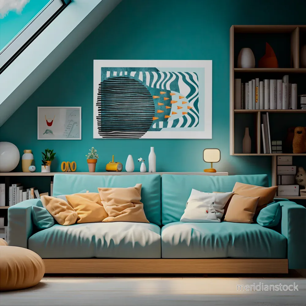 SHROUDED SHAPES Horizontal Canvas Print - Bild 2