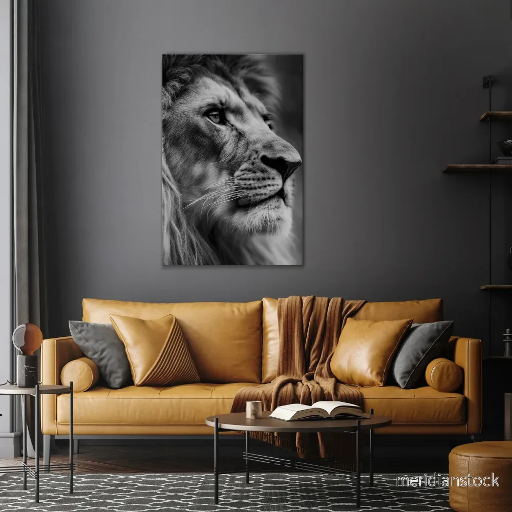 ROYAL REFLECTION Vertical Canvas Print
