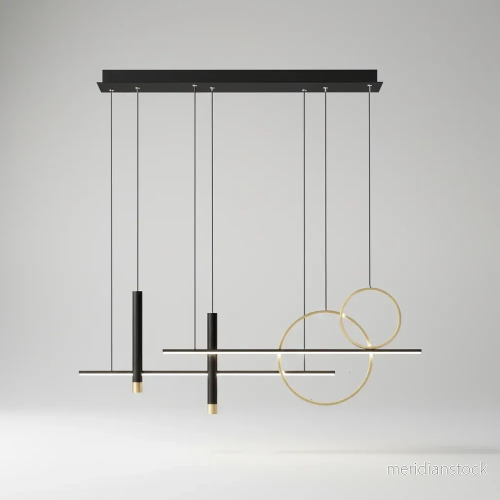 Minimalistisk metallhänglampa - Pendoria - Bild 2