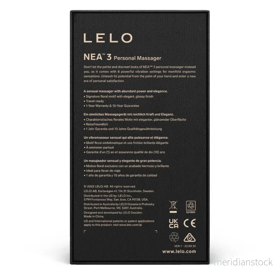 LELO - NEA 3 PERSONAL MASSAGER BLACK - Bild 2