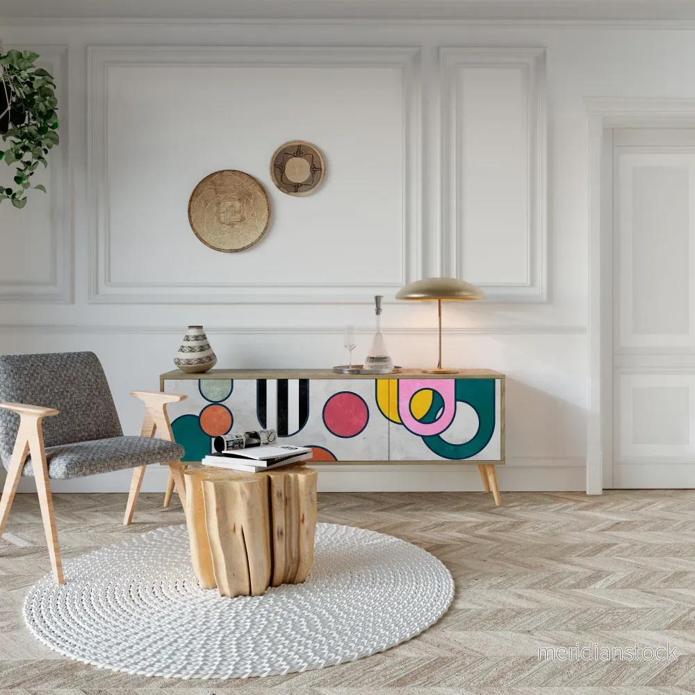 COOL STORY TV-bänk med 3 dörrar - Bild 3