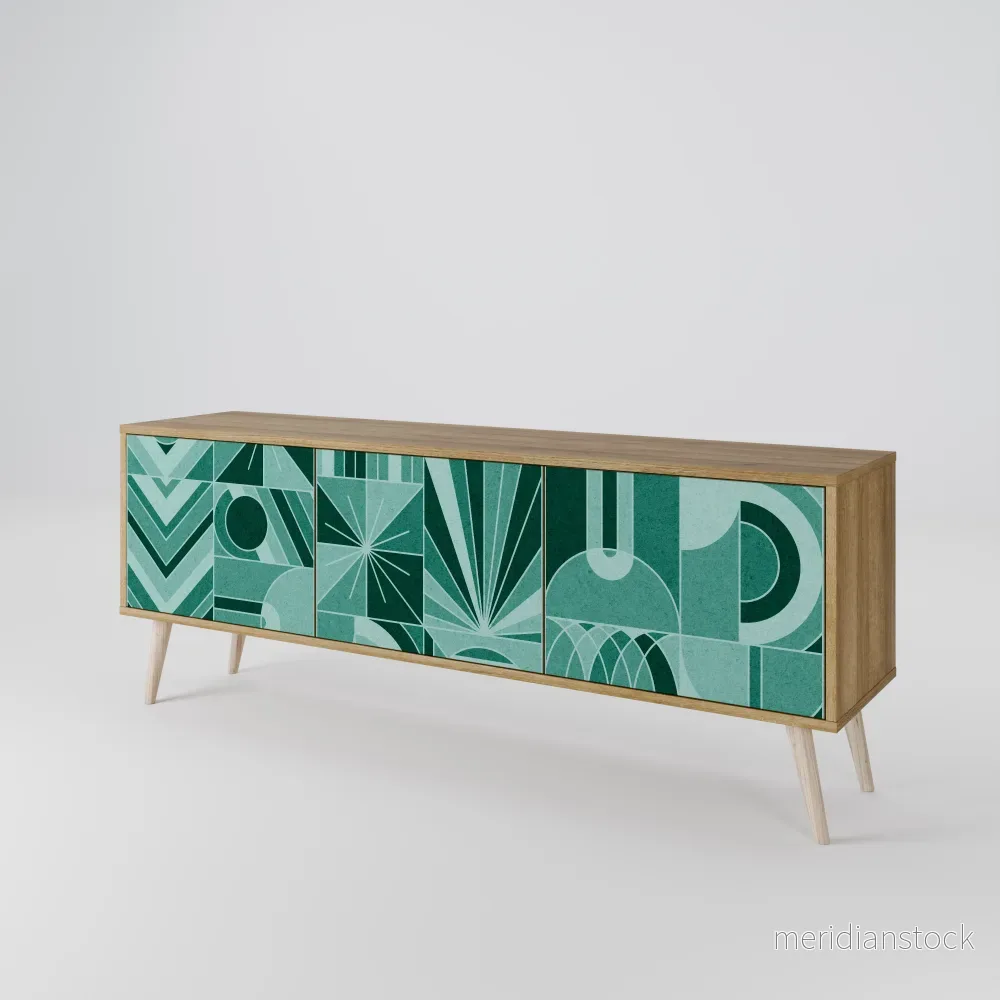 HARMONIC GRID TV-bänk med 3 dörrar