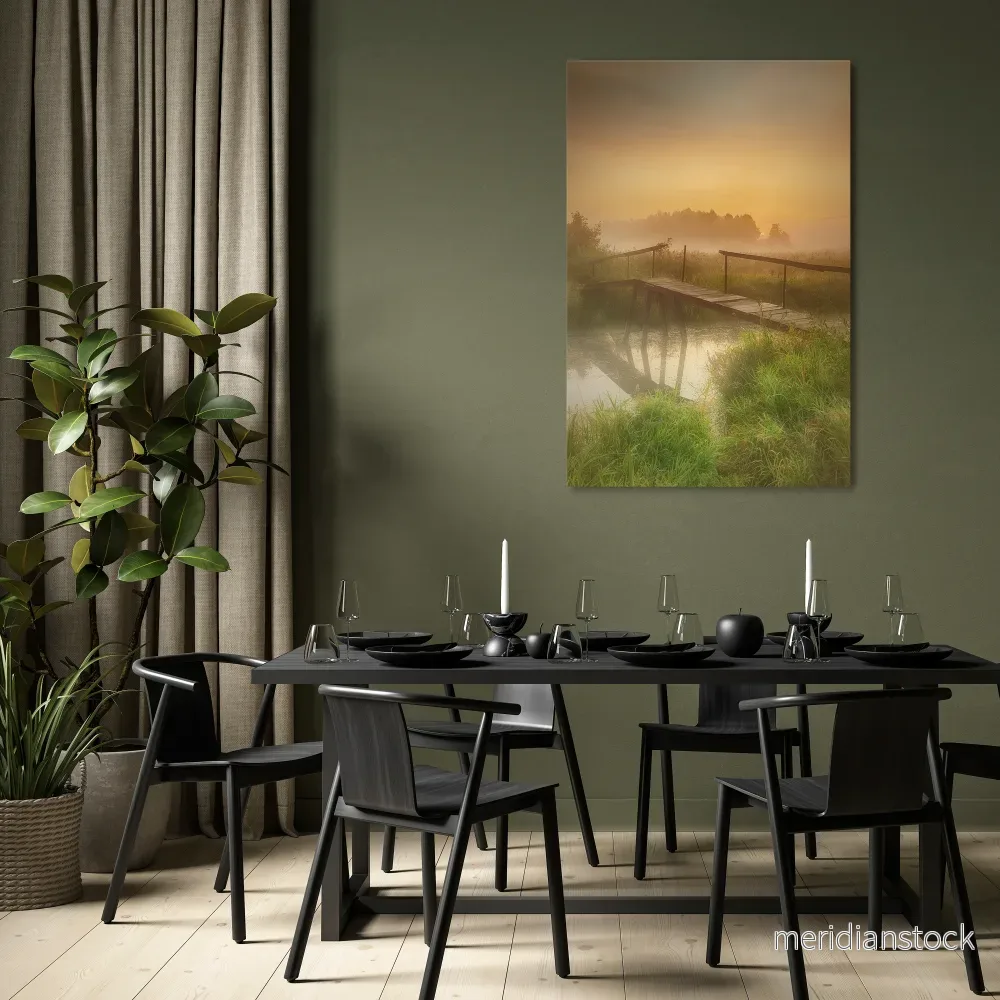 DREAMY HAZE Vertical Canvas Print - Bild 2
