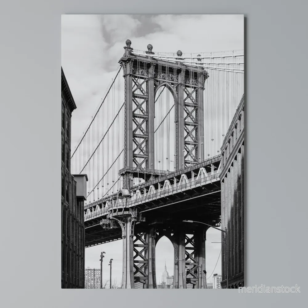 BRIDGE OF TIME Vertical Canvas Print - Bild 3