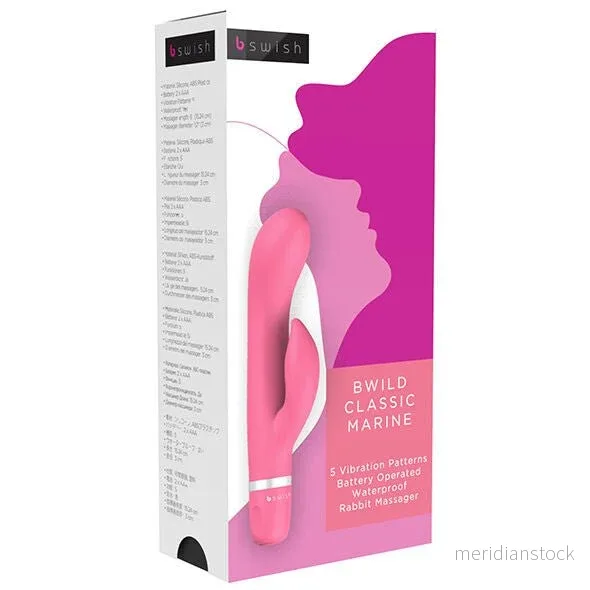 B SWISH - BWILD CLASSIC MARINE RABBIT VIBRATOR GUAVA - Bild 2