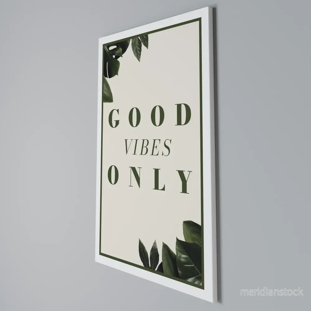 NATURE'S POSITIVE ENERGY Vertical Canvas Print - Bild 3