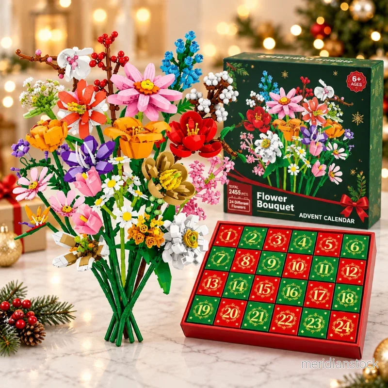 BlomsterJul™ – Bygg en vacker bukett med 24 magiska julöverraskningar - Bild 2