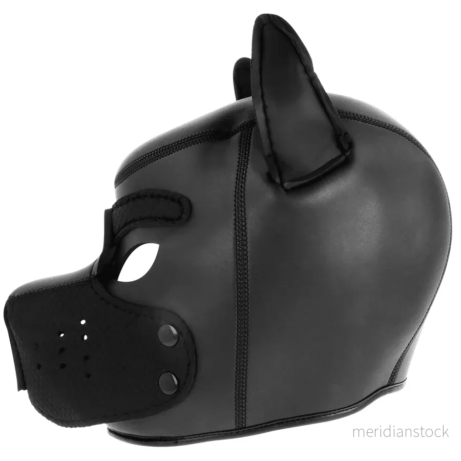 DARKNESS - NEOPRENE DOG MASK WITH REMOVABLE MUZZLE M - Bild 3