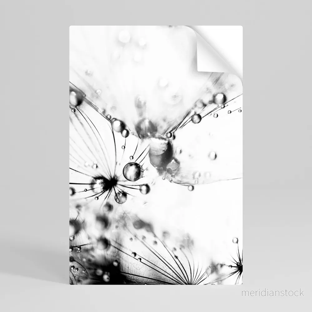 ELEGANT DROPLETS Självhäftande Vertikal Poster - Bild 2