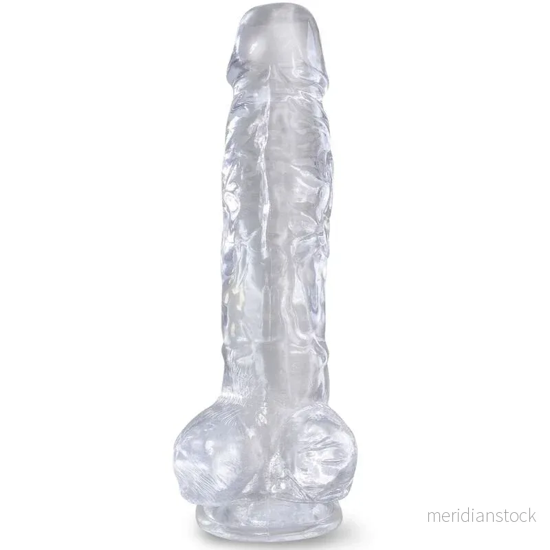 KING COCK - CLEAR REALISTIC PENIS WITH BALLS 16.5 CM TRANSPARENT - Bild 2