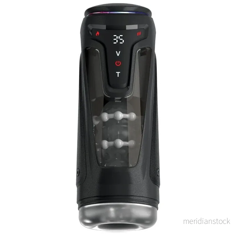 PDX ELITE - MOTO-BATOR PRO THRUSTING STROKER AUTOMATIC VIBRATING AND WARMING MASTURBATOR 26.5 CM - Bild 3