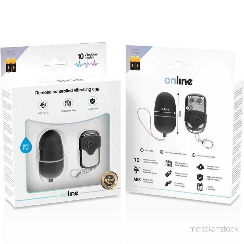 ONLINE - REMOTE CONTROL VIBRATING EGG M BLACK - Bild 3