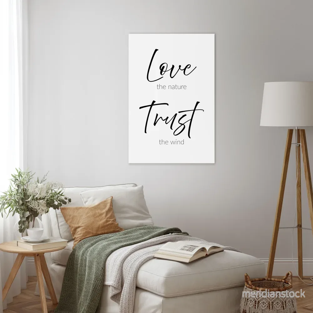 BREEZY BELIEFS Vertical Canvas Print - Bild 2