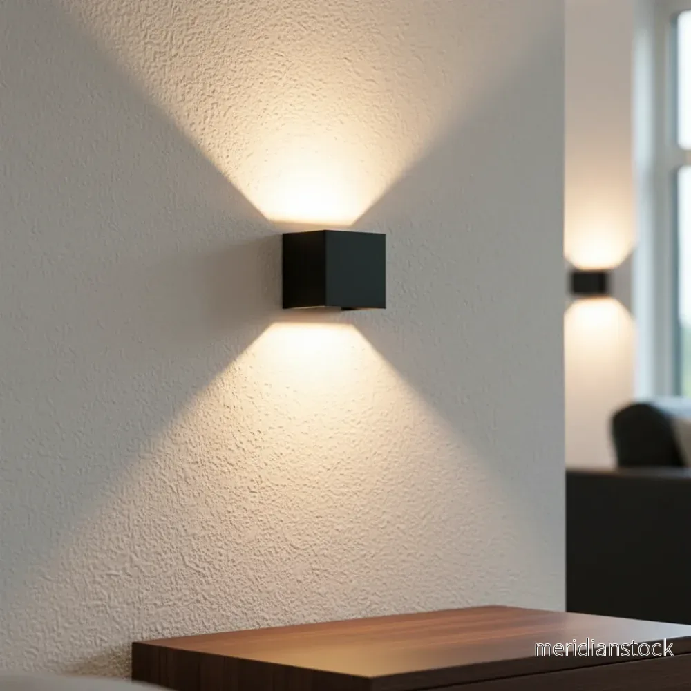 Väggmonterad LED-lampa - LumaCube