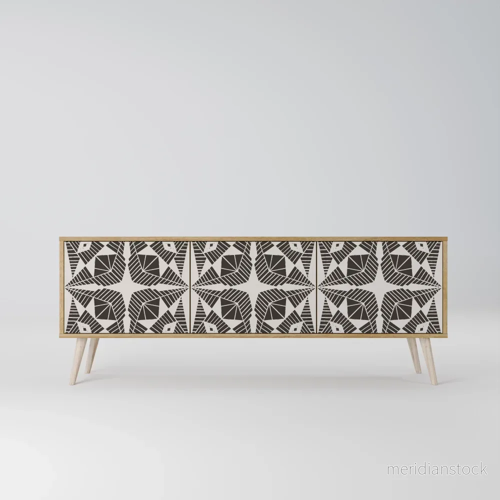 MONOCHROME NEXUS TV-bänk med 3 dörrar - Bild 2