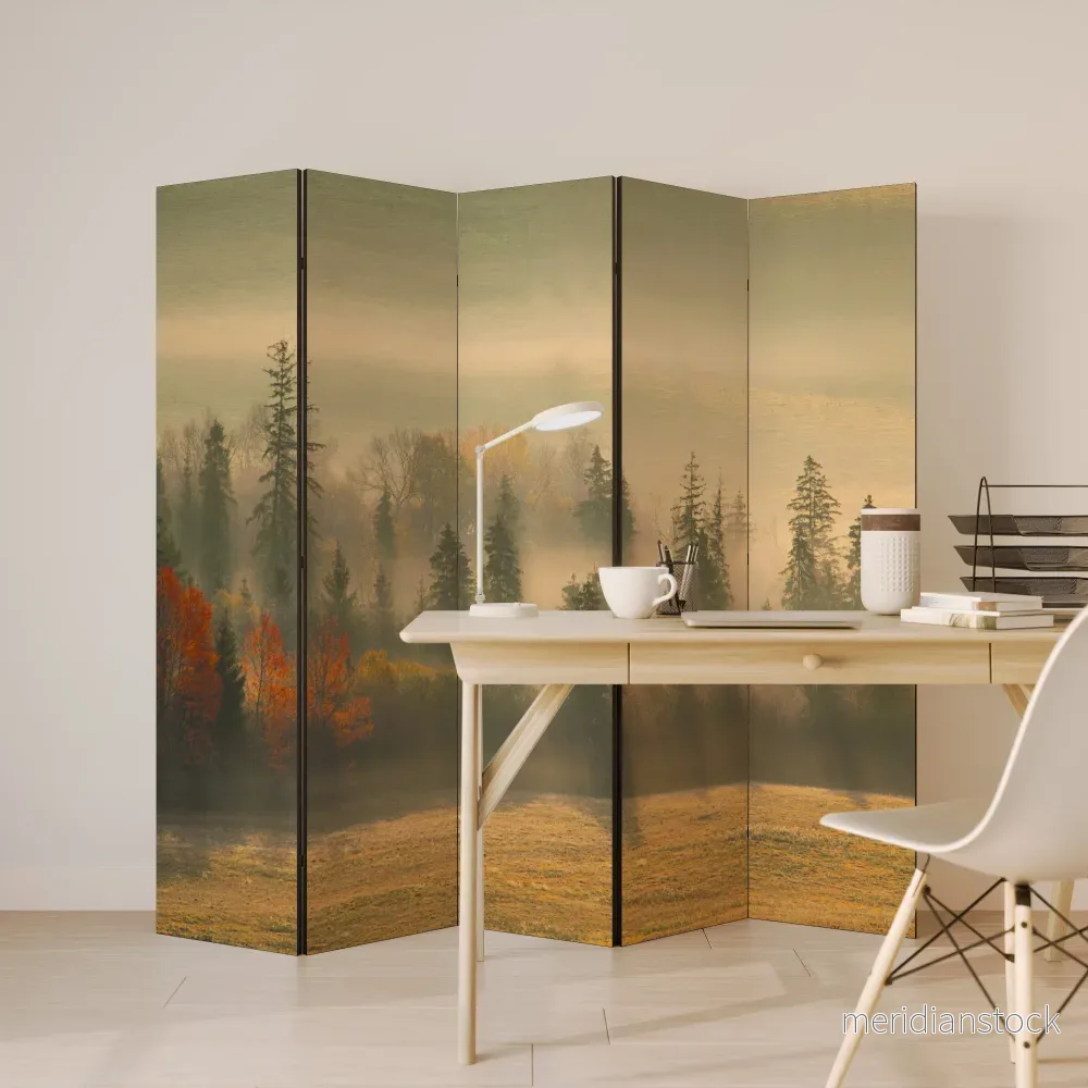 GILDING HOURS Dekorativ rumsavdelare – 5 paneler - Bild 3