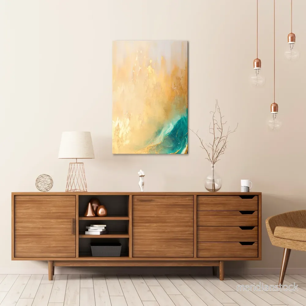 AZURE DREAMS Vertical Canvas Print - Bild 2