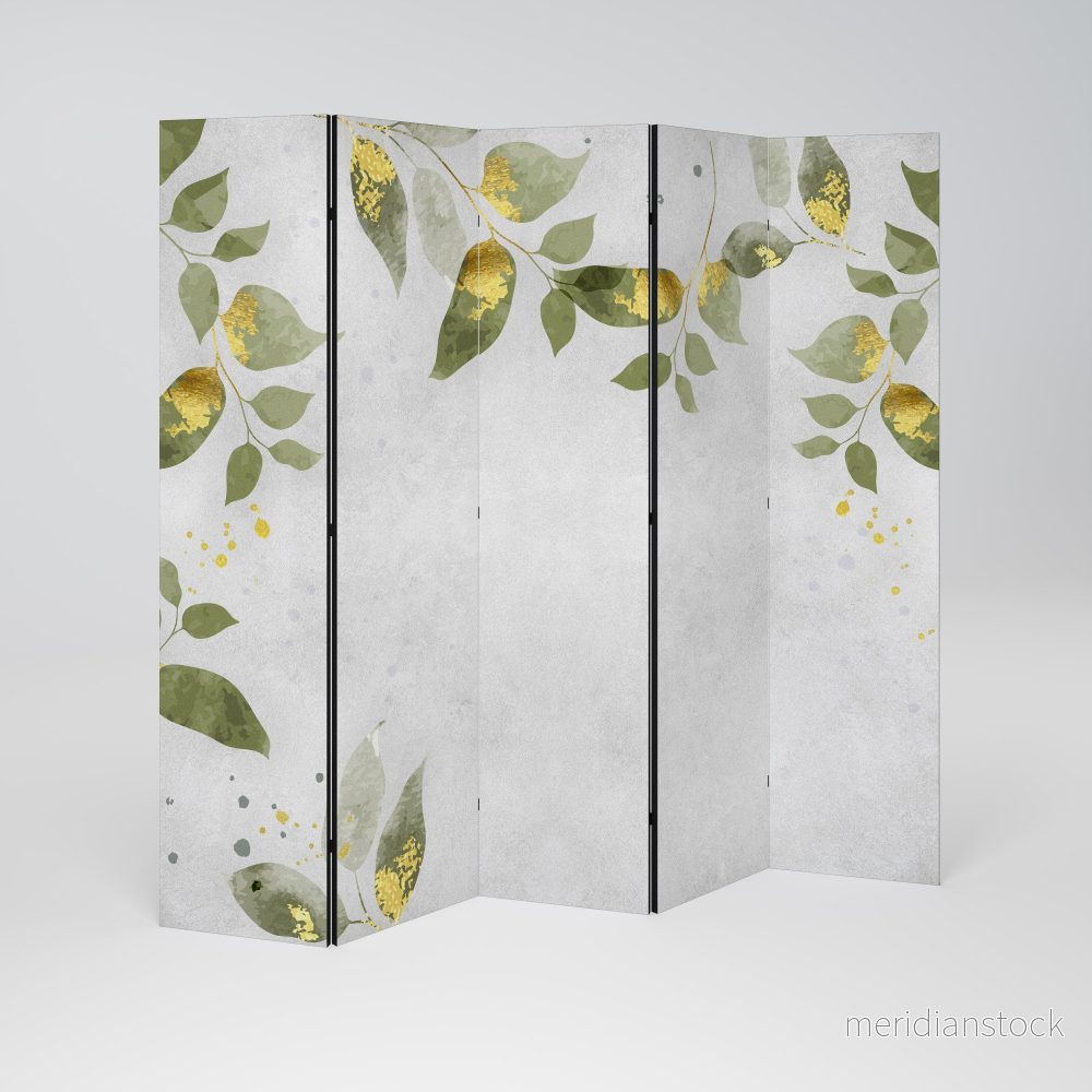 ELEGANT BOTANICS Dekorativ rumsavdelare – 5 paneler - Bild 2
