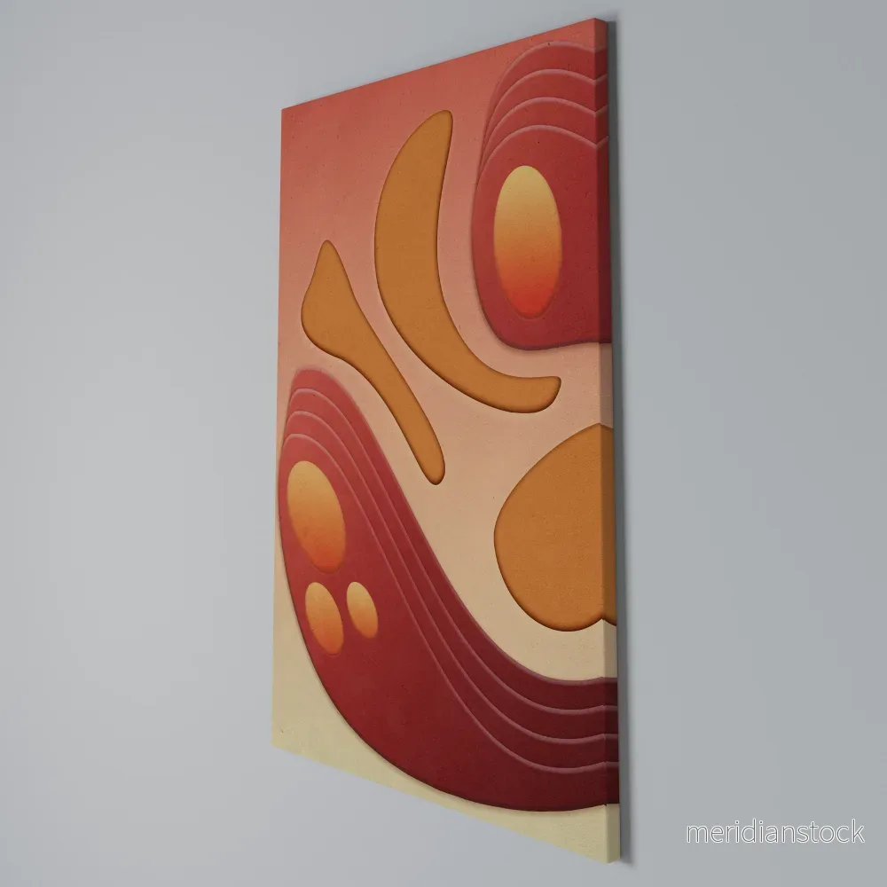 IMMERSION STRUCTURE Vertical Canvas Print - Bild 3