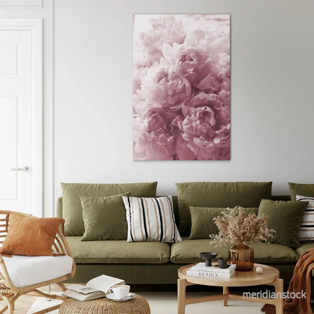 BLUSHED SERENITY Vertical Canvas Print - Bild 2