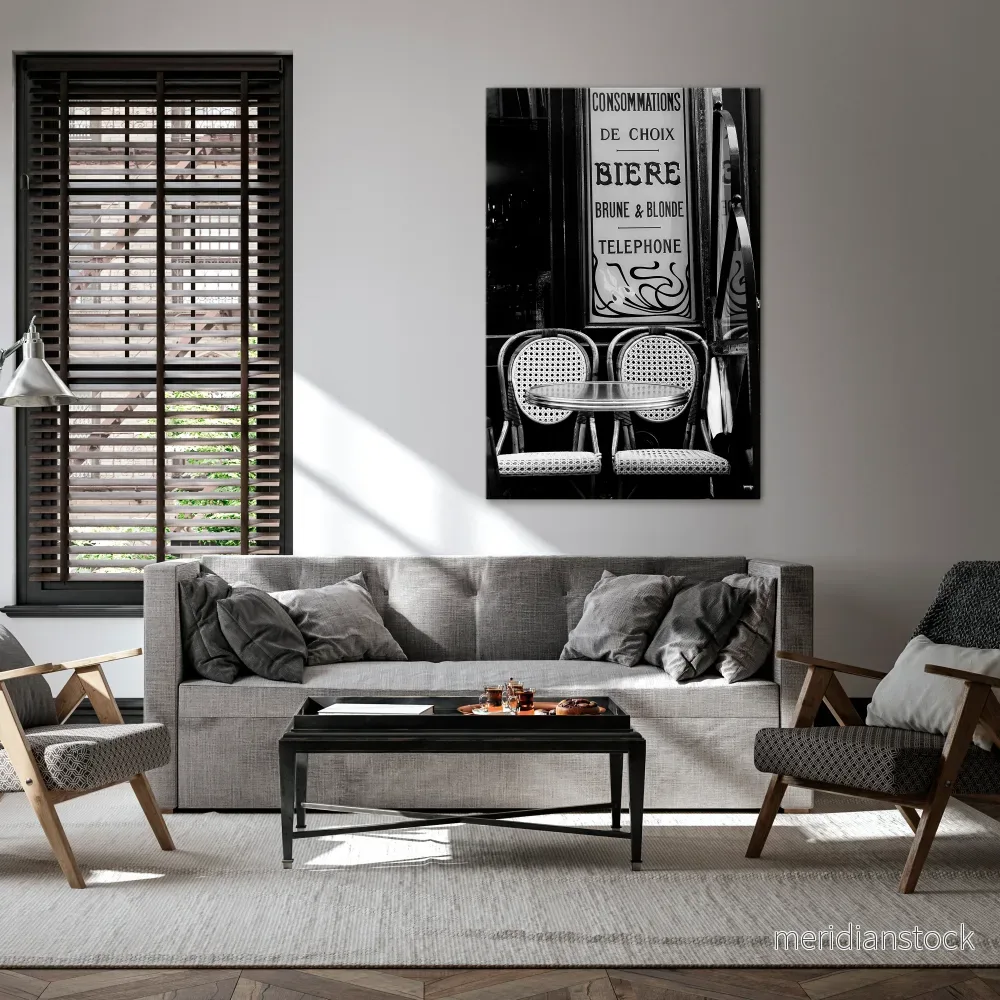 BISTRO VIBRATIONS Vertical Canvas Print - Bild 2