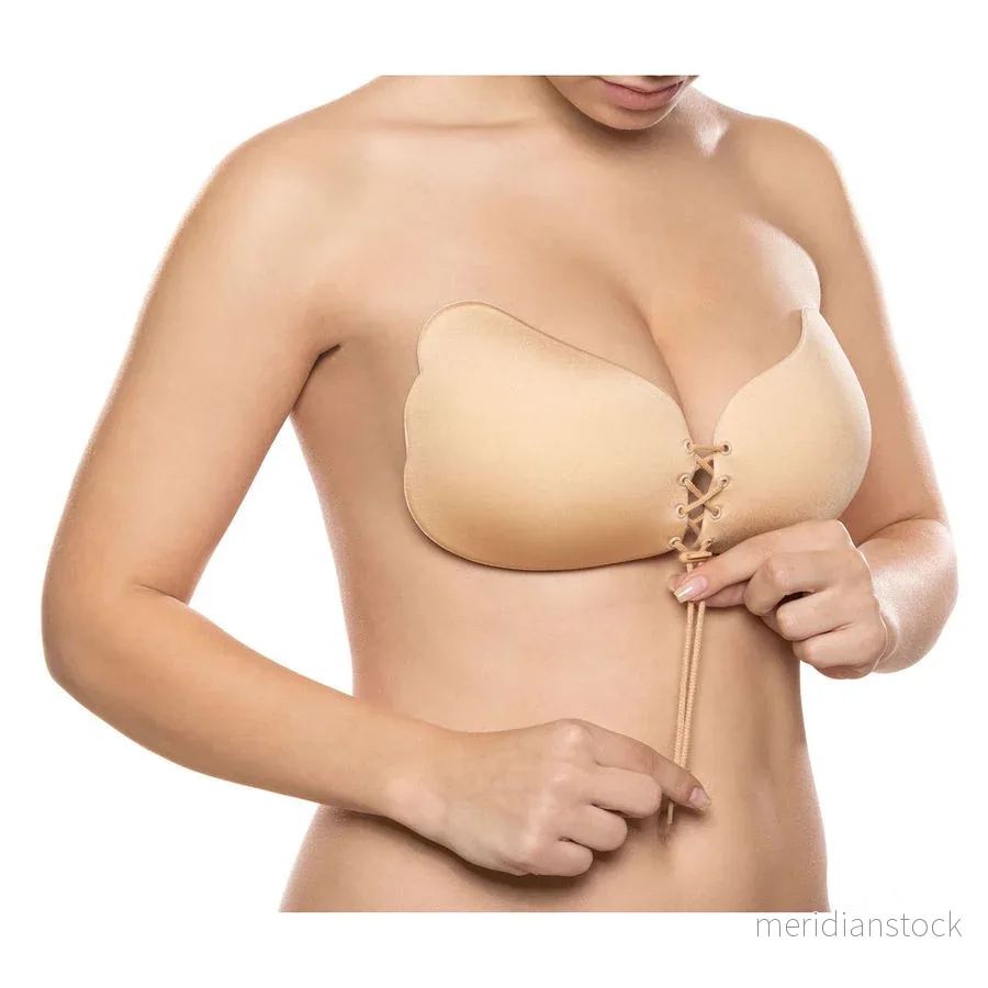BYE-BRA - LACE-IT ENHANCEMENT PUSH-UP BEIGE CUP A - Bild 2