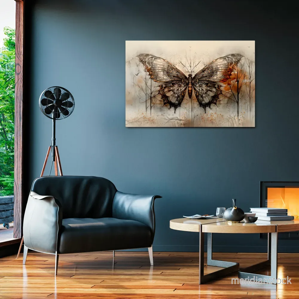 MECHANICAL BEAUTY UNVEILED Horizontal Canvas Print - Bild 2