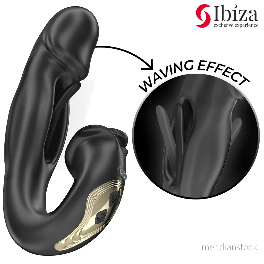 IBIZA - ROSE VIBRATOR FLICKING EFFECT AND CLIT STIMULATOR - Bild 3