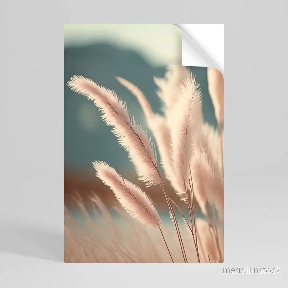 PAMPAS DREAMSCAPE Självhäftande Vertikal Poster