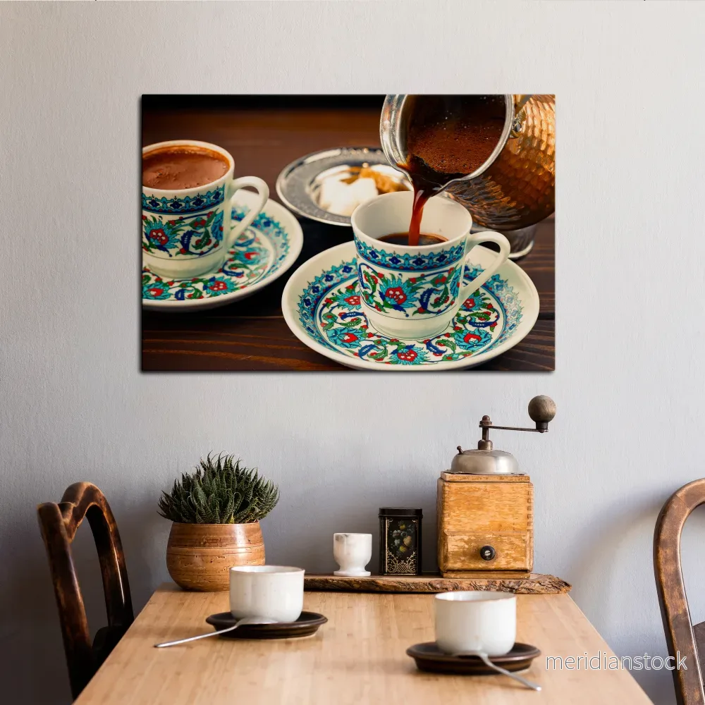 TRADITION IN A CUP Horizontal Canvas Print - Bild 2