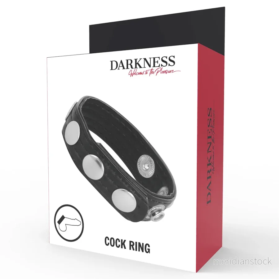 DARKNESS - LEATHER ERECTION RING - Bild 2