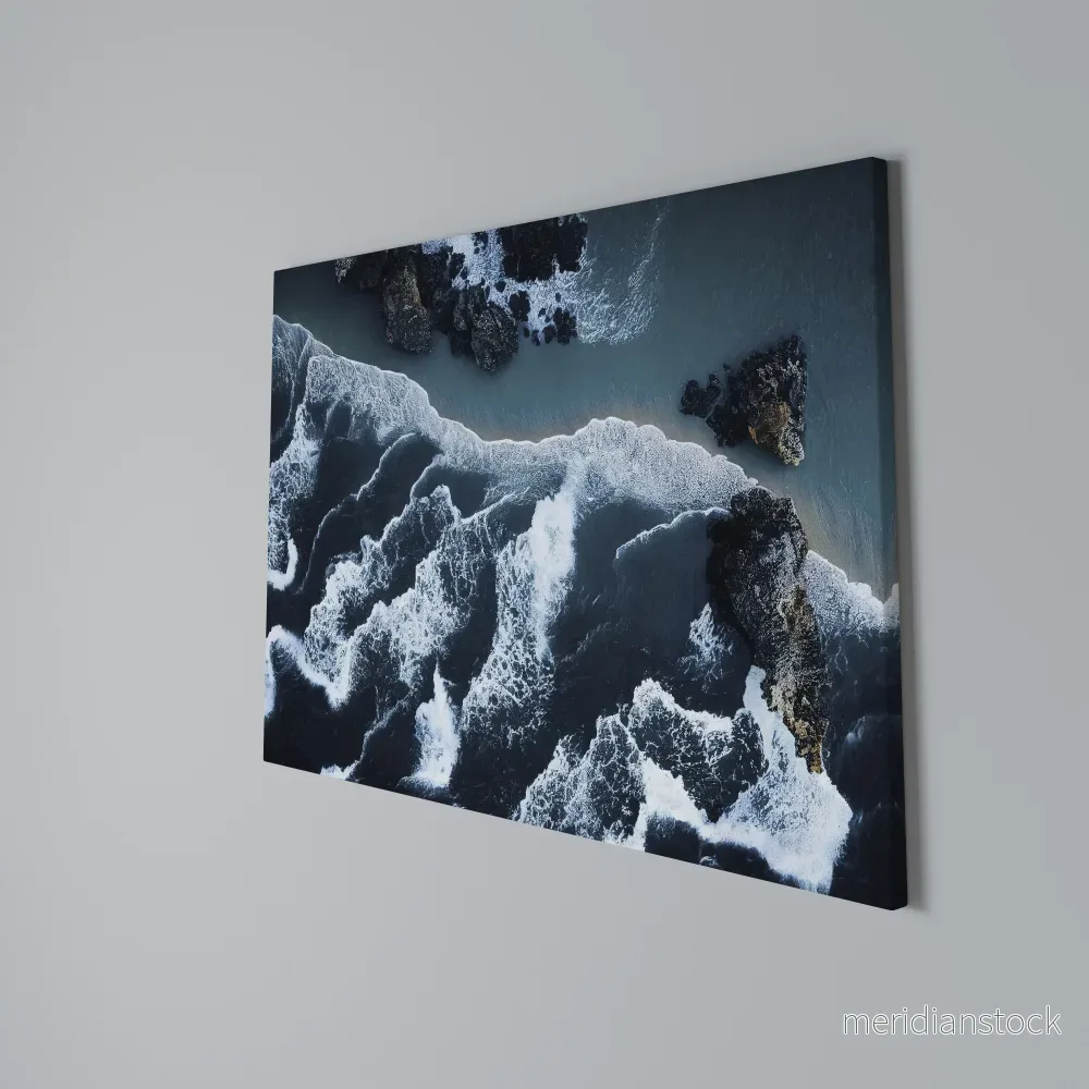COSMIC COASTLINE Horizontal Canvas Print - Bild 3