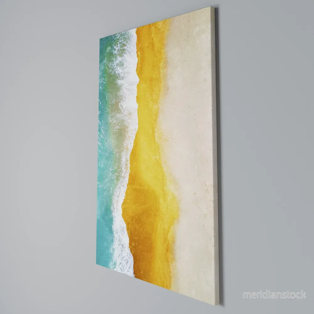 TRILOGY OF TIDES Vertical Canvas Print - Bild 3