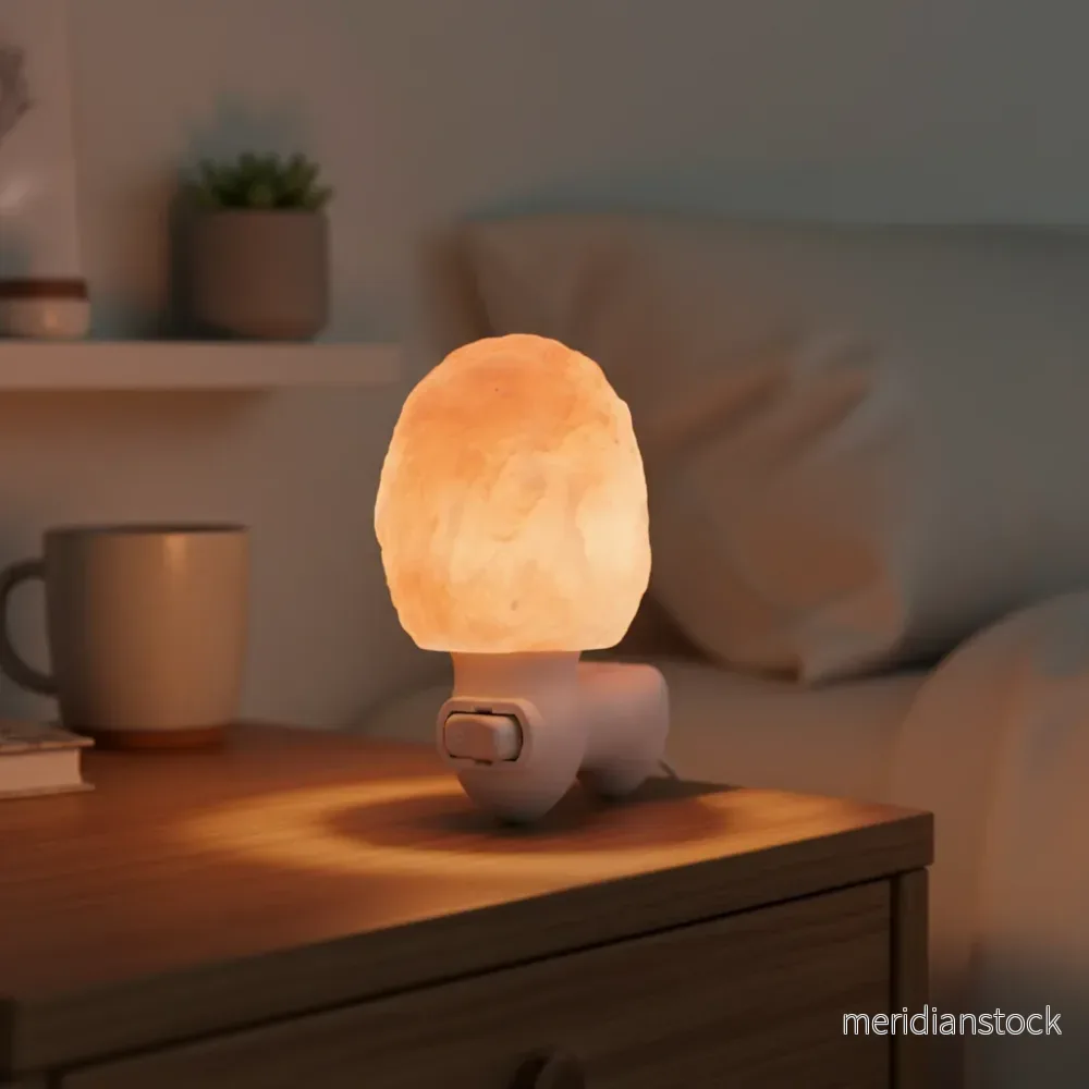 Himalayasaltlampa med plugg - HimaGlow