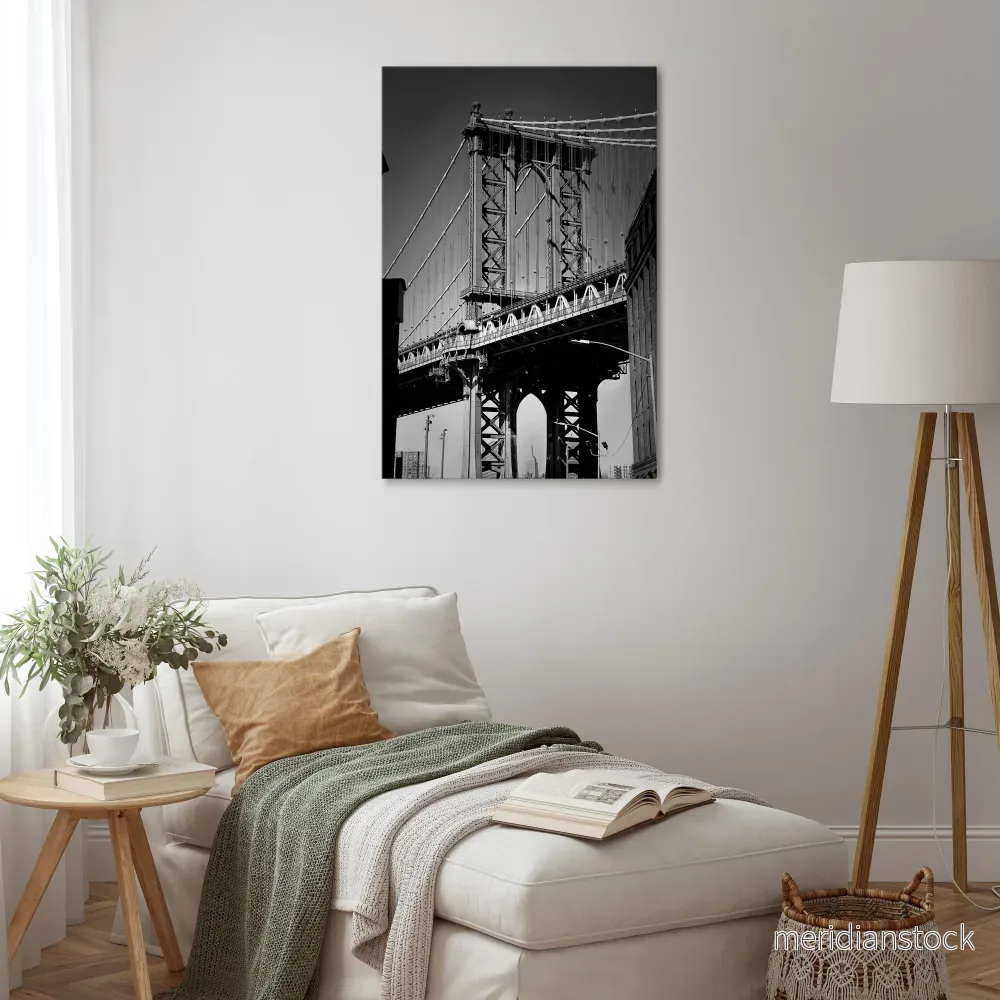TIMELESS BRIDGE TALES Vertical Canvas Print