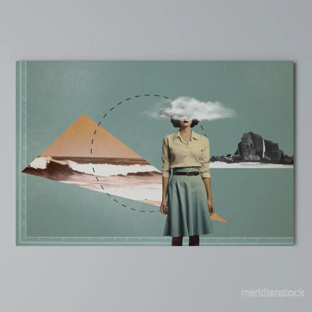 RETRO RESONANCE Horizontal Canvas Print - Bild 2