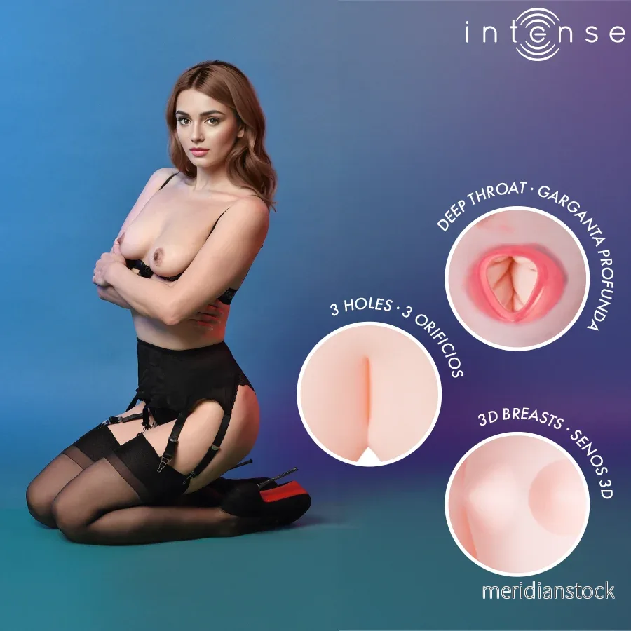 INTENSE DOLLS - MONIQUE INFLATABLE DOLL WITH THREE ORIFICES - Bild 3