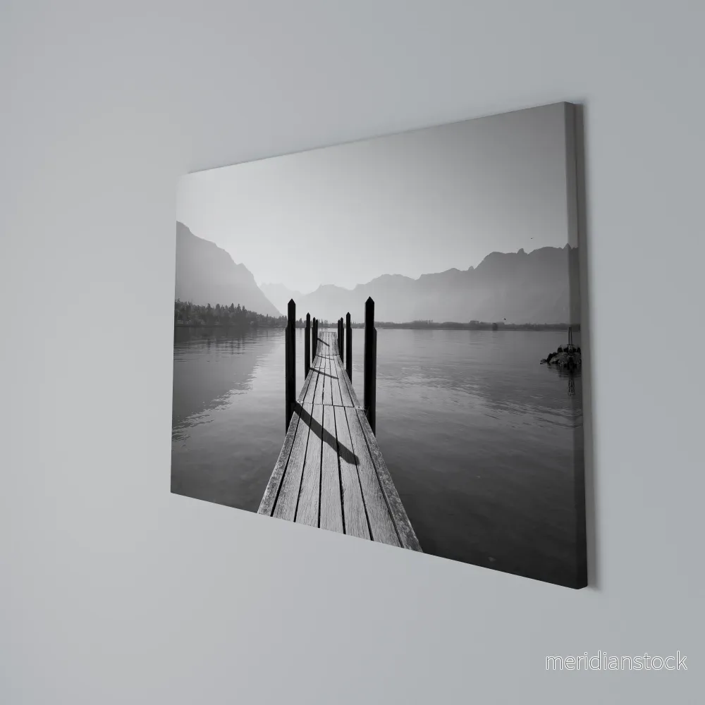 WALK INTO THE DEEP Horizontal Canvas Print - Bild 3