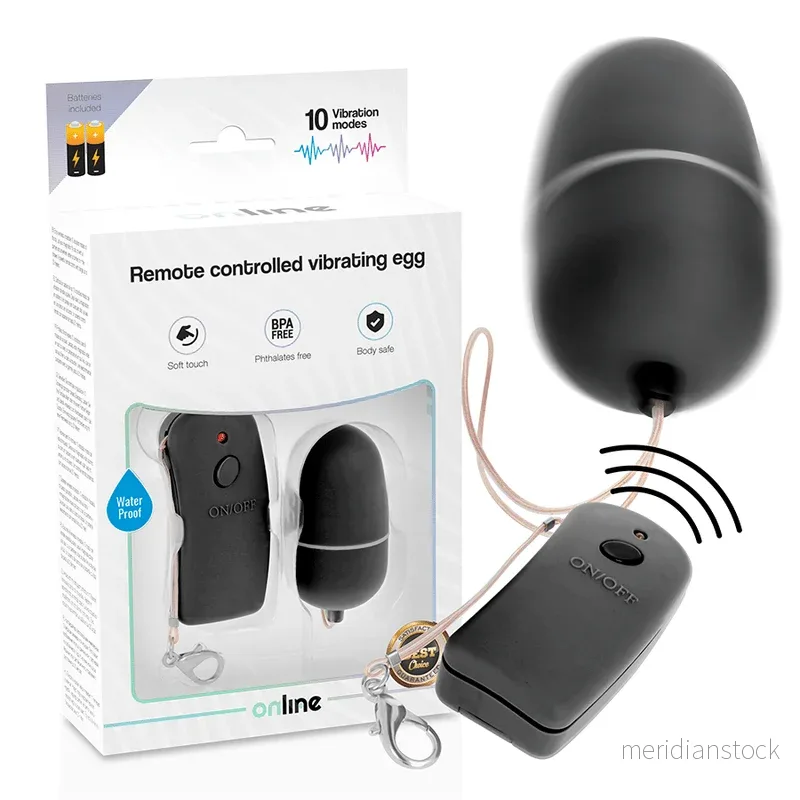 ONLINE - REMOTE CONTROLLED VIBRATING EGG BLACK - Bild 2