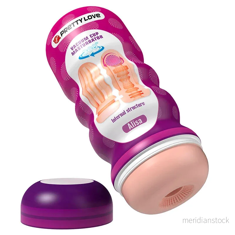 PRETTY LOVE - VAGINAL SMOOTHING MASTURBATOR WITH SUCTION CUP AND INTERNAL TEXTURES - Bild 2