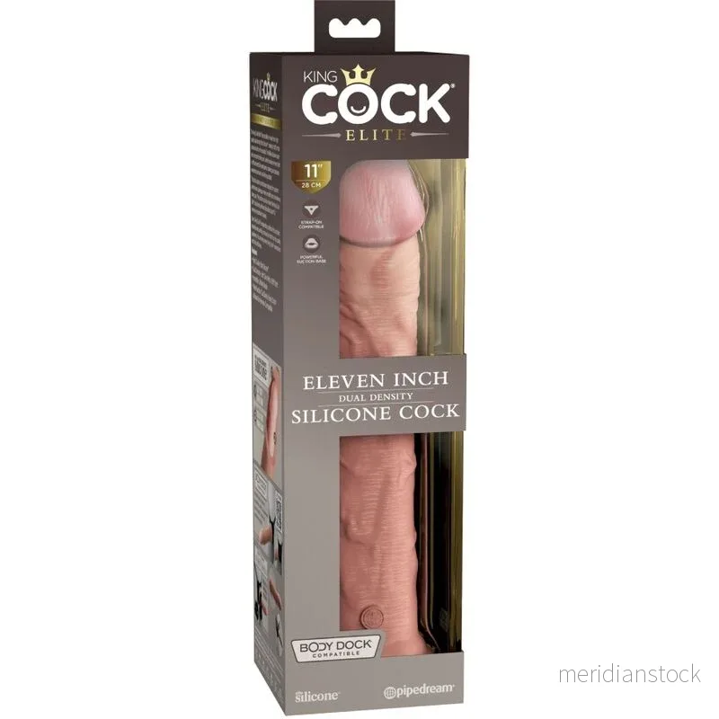 KING COCK - ELITE REALISTIC SILICONE DILDO 28 CM - Bild 2