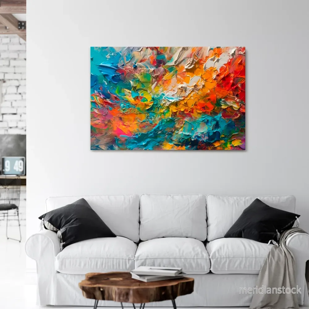 WHISPERS OF COLOR Horizontal Canvas Print - Bild 2